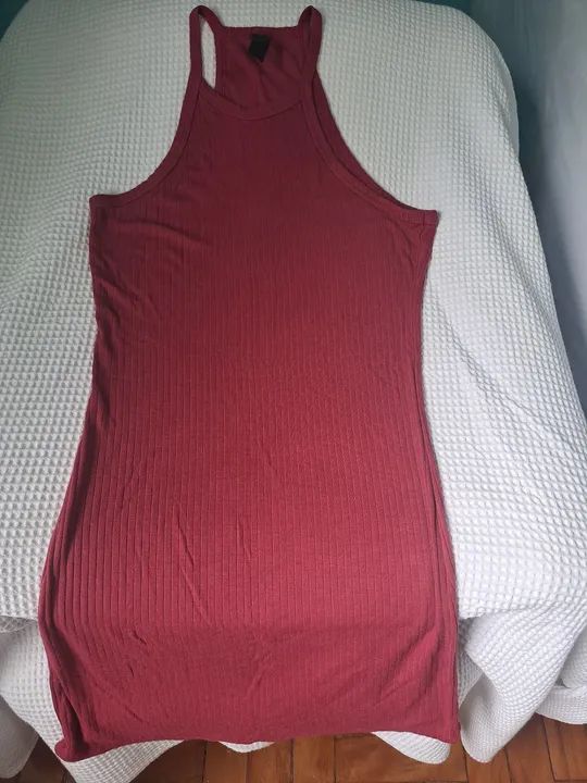 Vestido vermelho sem mangas - Foto 2