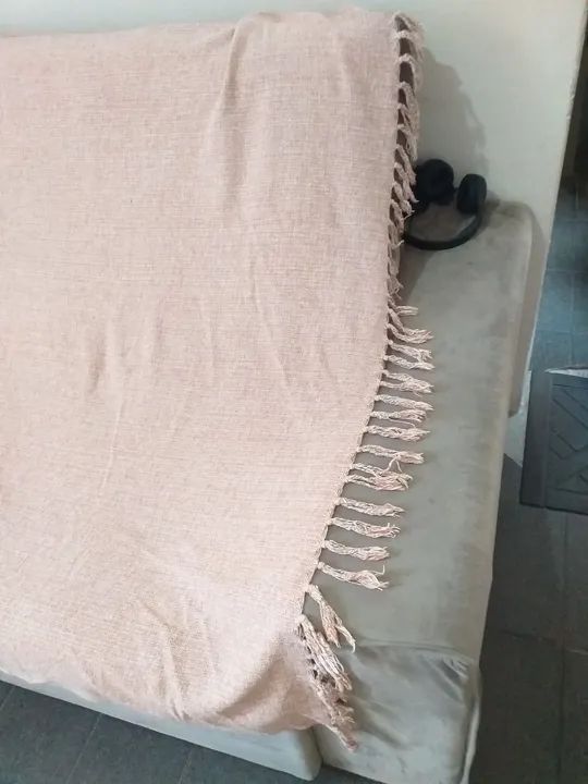 Jogo de Cama Bordado em Crochê - Vermelha  - Verde - marrom. Medidas está na descrição  - Foto 6