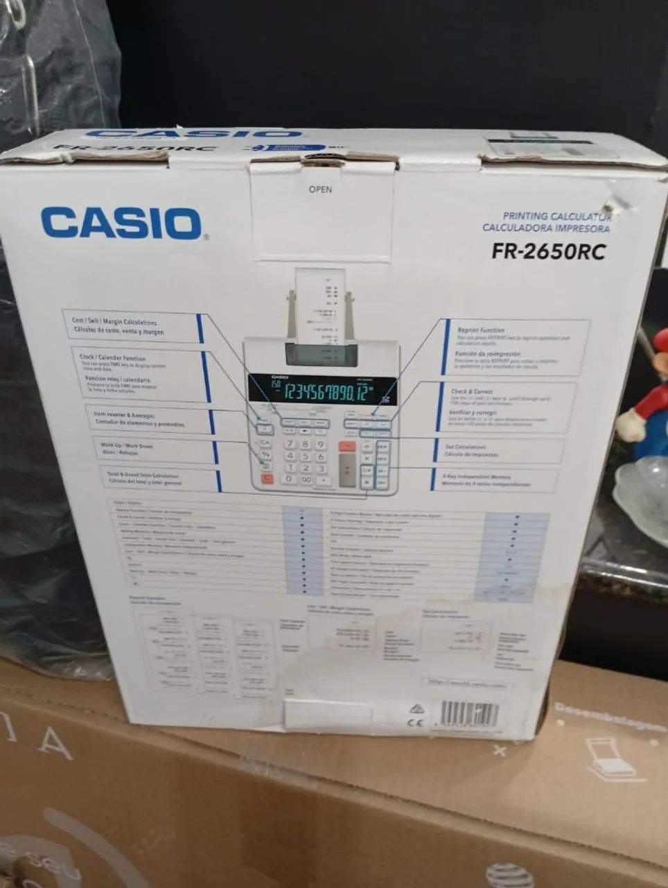 Calculadora Impressora Casio FR-2650RC - Foto 2