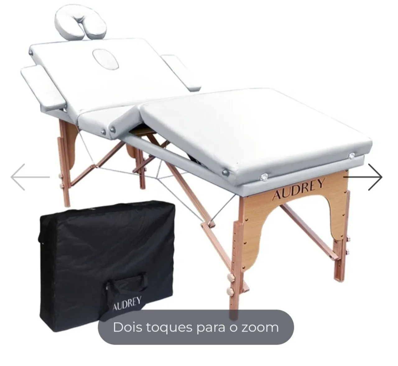 Mesa de Massagem Portátil Audrey - Profissional