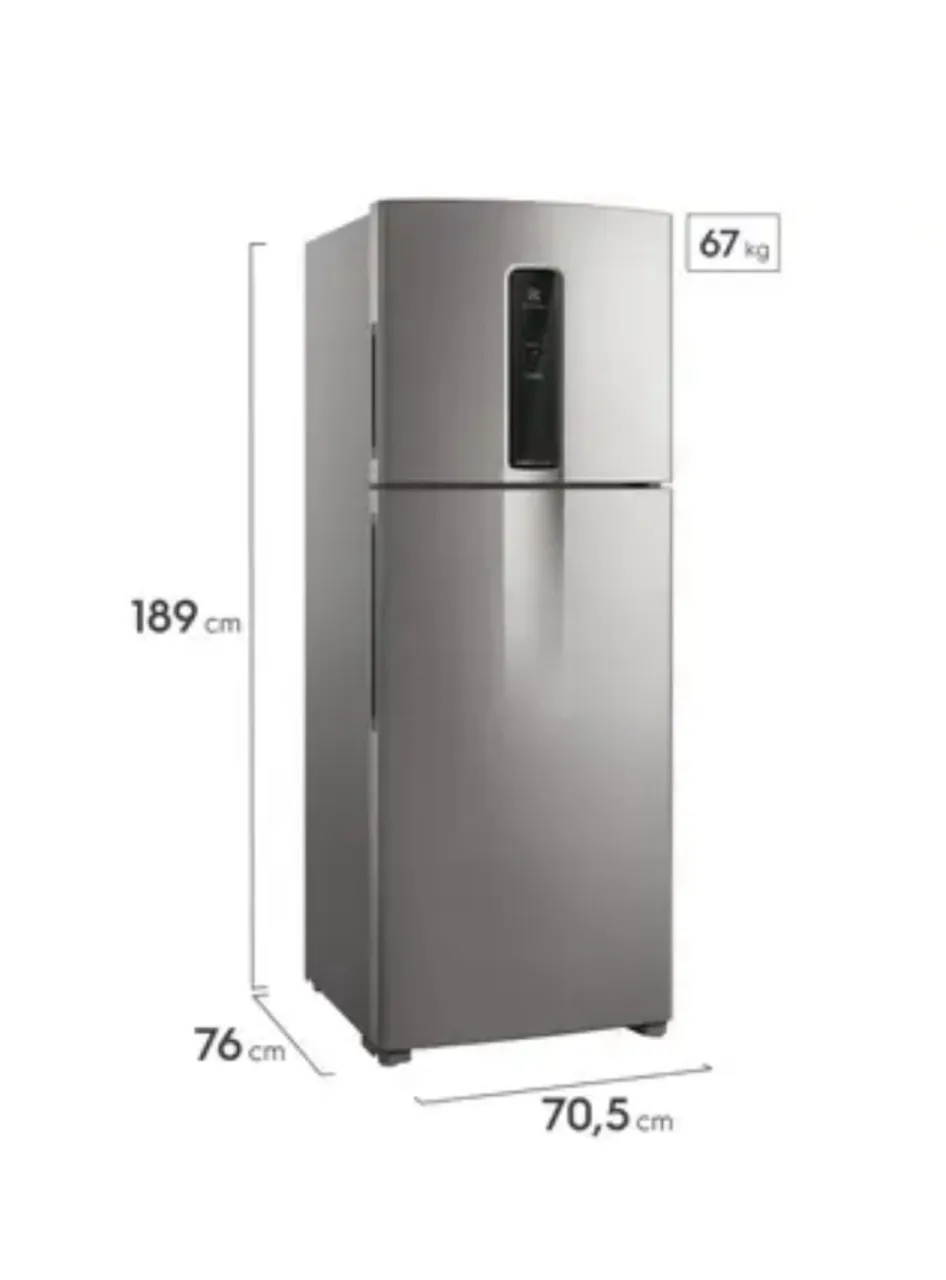 Geladeira Top Freezer com Design Moderno