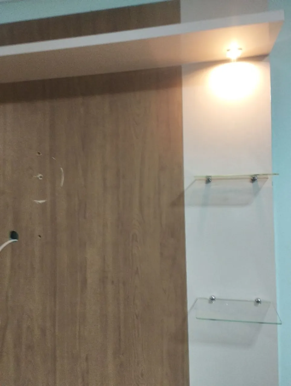 Painel suspenso com Led