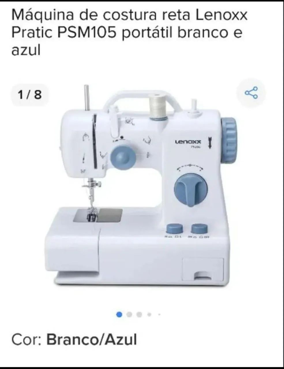 Máquina de costura Portátil 