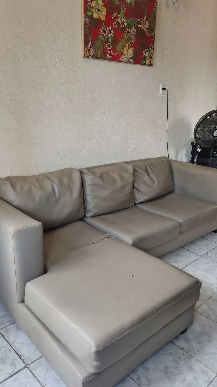 Sofá de couro 65568083277571122