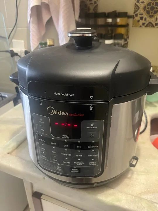 Panela de pressão elétrica e airfryer
