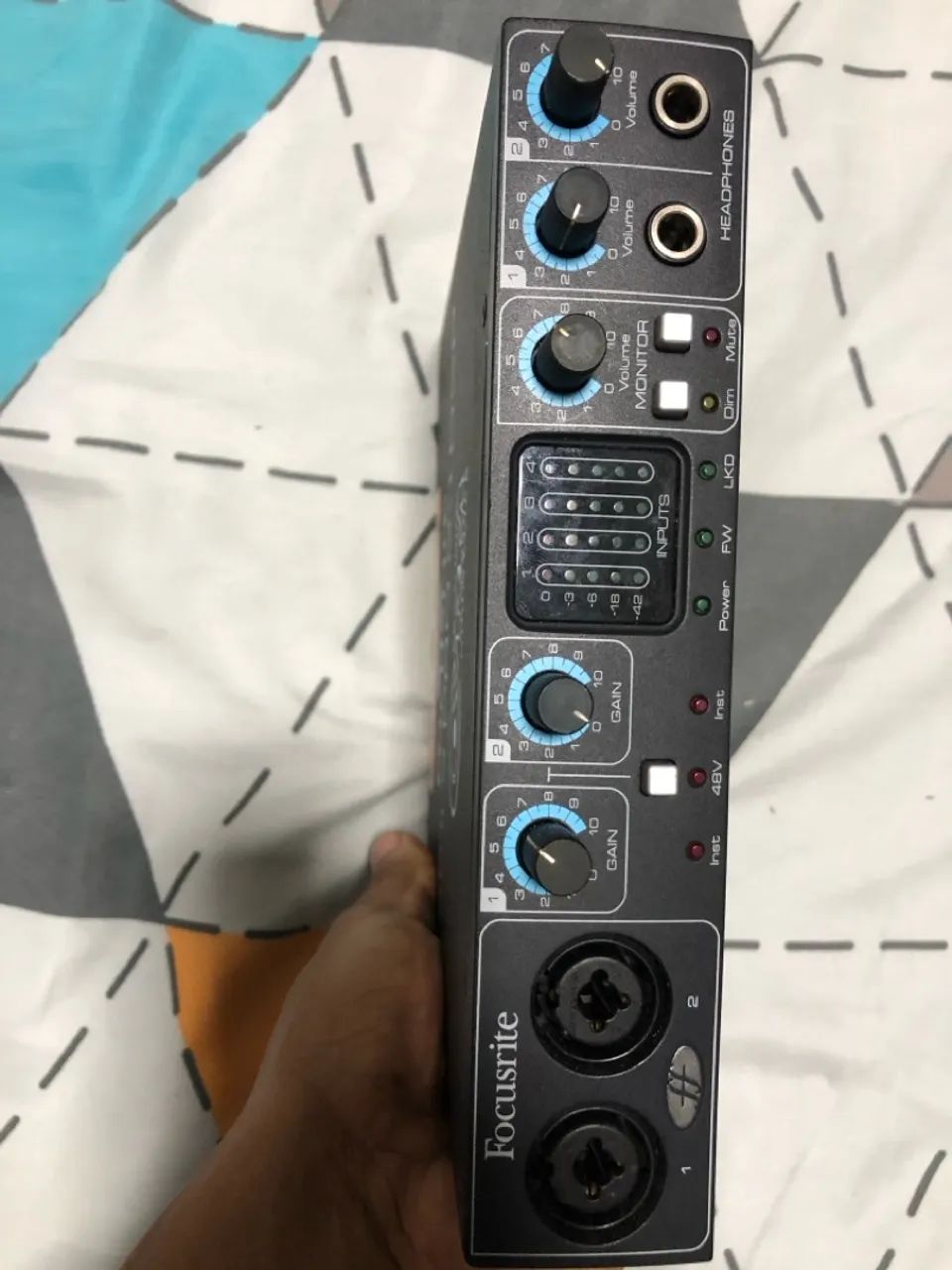 Interface de áudio focusrite Saffire pro 24