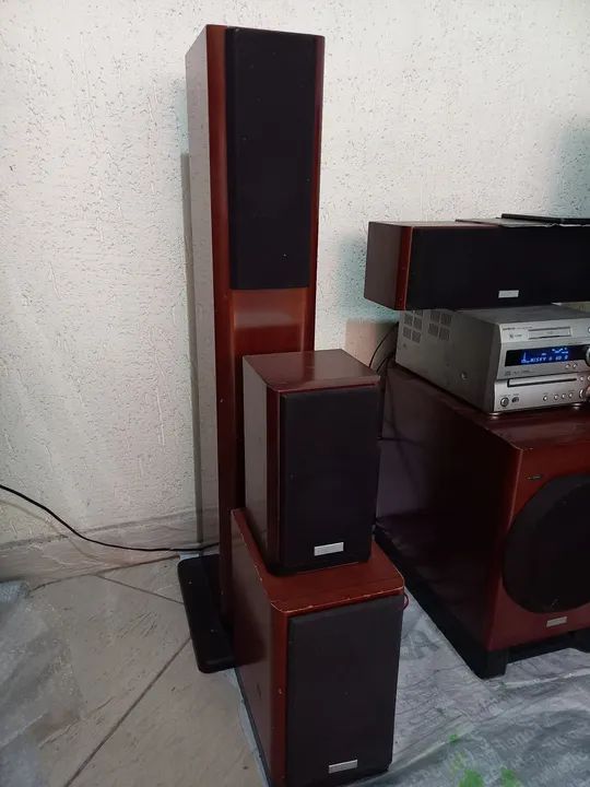 Torre de som estéreo com caixa subwolf  - Foto 4
