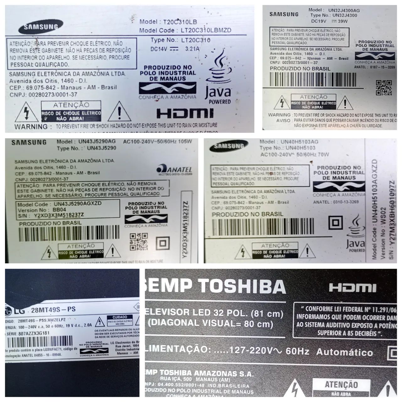 Tv's para concerto ou retirada de peças (Favor ler anúncio) - Foto 5