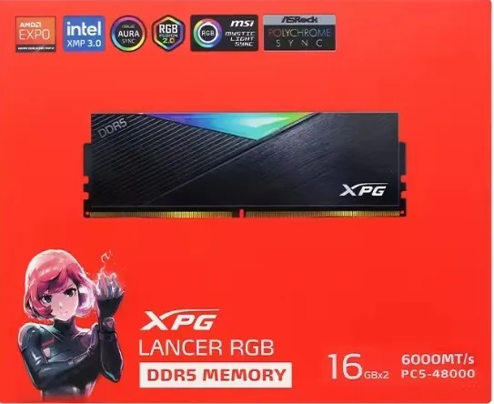 Memória XPG 16gb 6000 EXPO