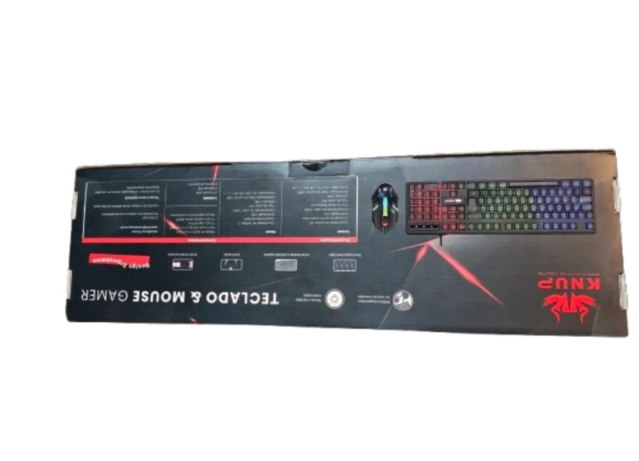 Kit gamer teclado e mouse Knup com fio - Foto 2