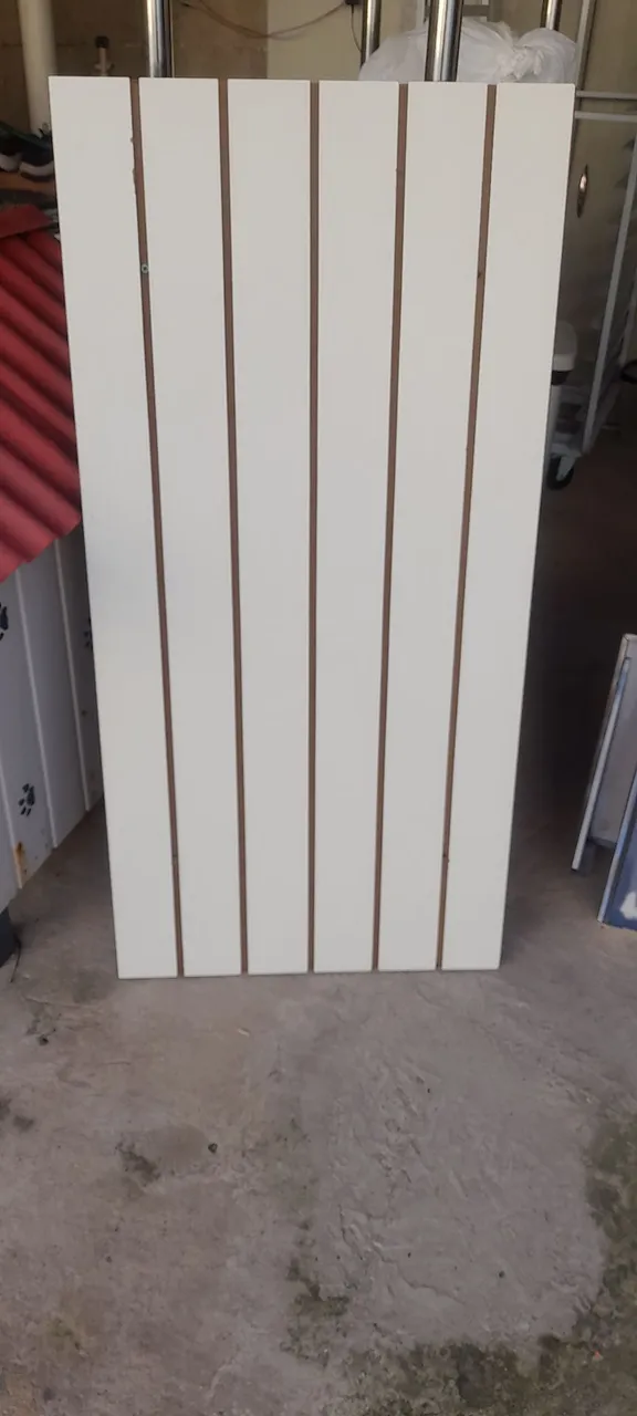 Painel Decorativo Ripado Branco