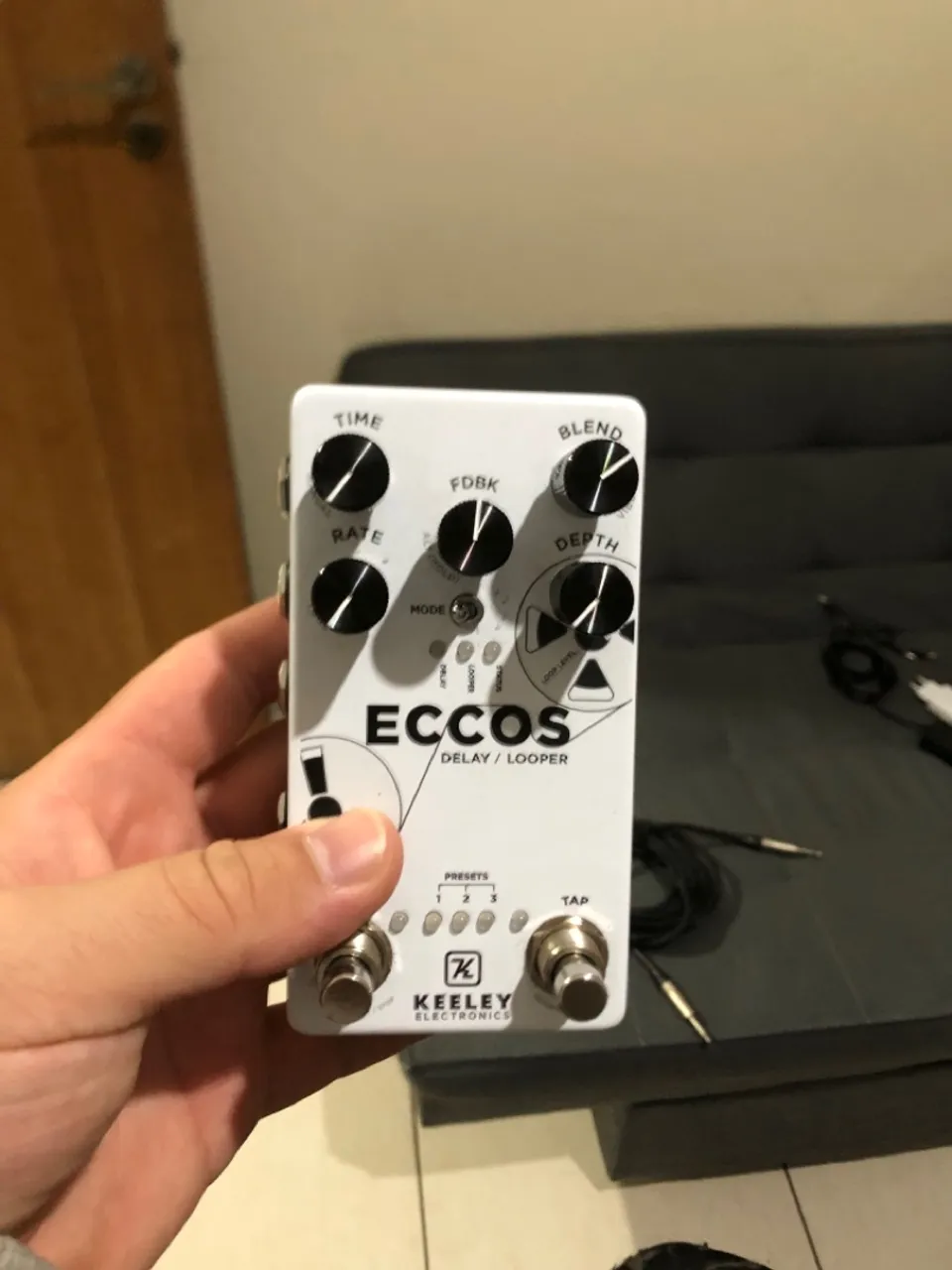 Pedal de delay - Keeley Eccos Delay/Looper -