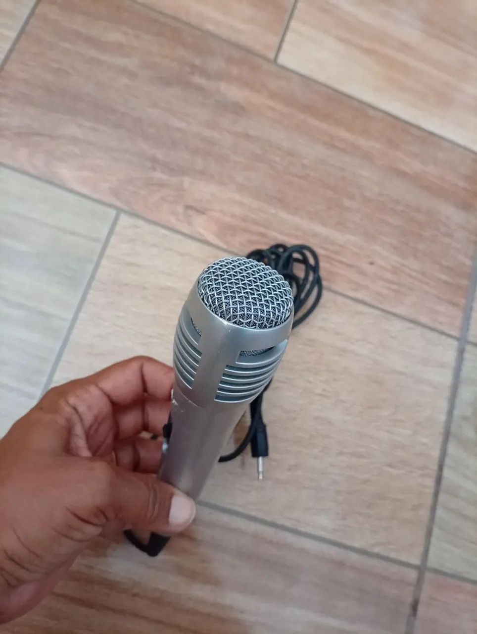 Microfone usado entrada p2 - Foto 4