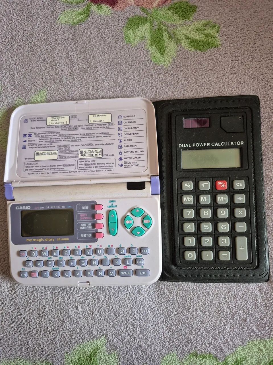 Calculadora Casio Fx 6000 Agenda Eletrônica Casio JD-6000
