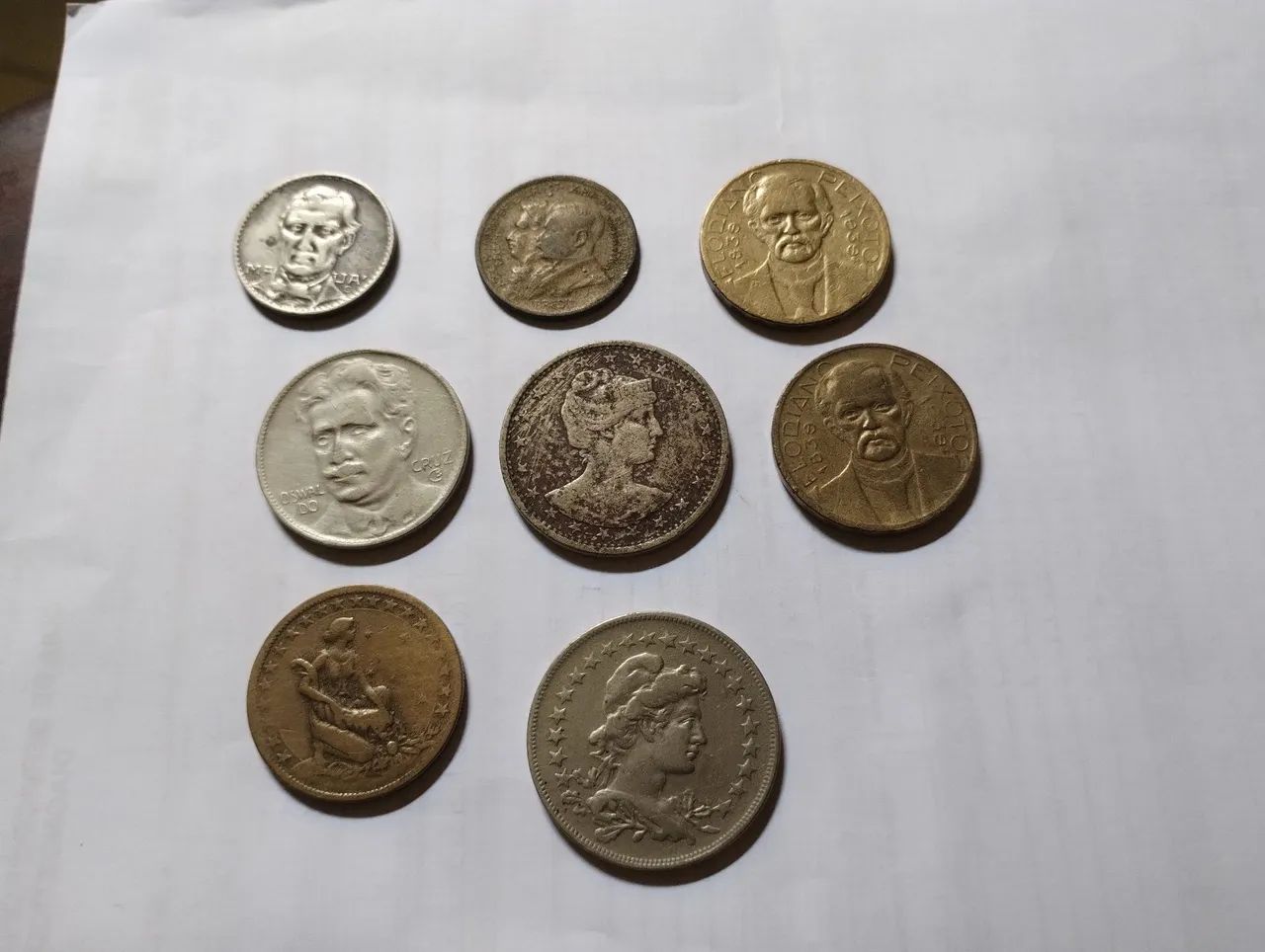 MOEDAS ANTIGAS...8 MOEDAS. - Foto 2