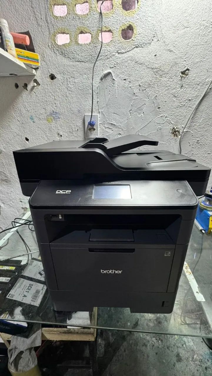 Impressora laser monocromática Brother DCP 5602dn dúplex automático revisada com garantia 