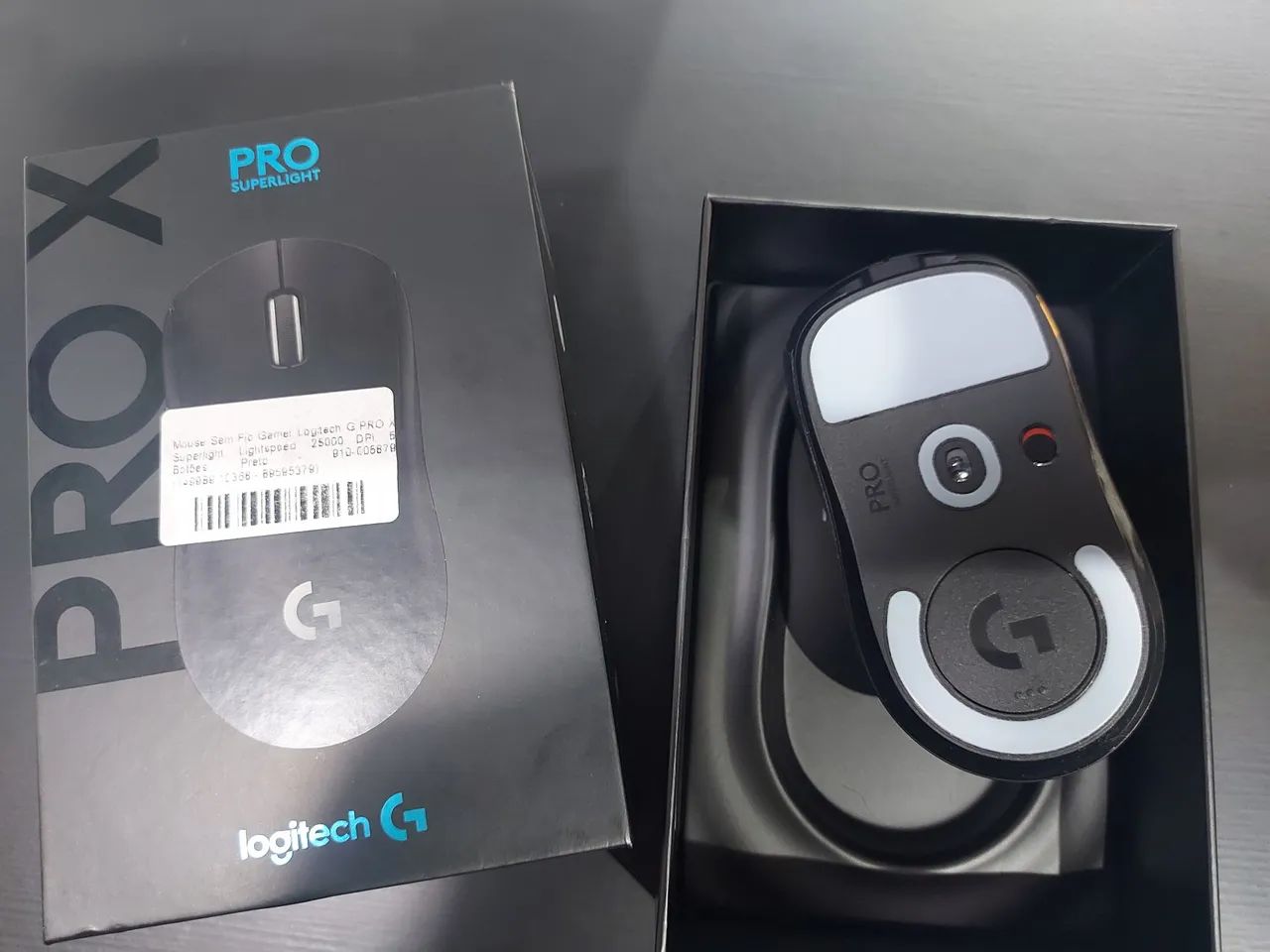 Mouse gamer sem fio Logitech G Pro X - Foto 5