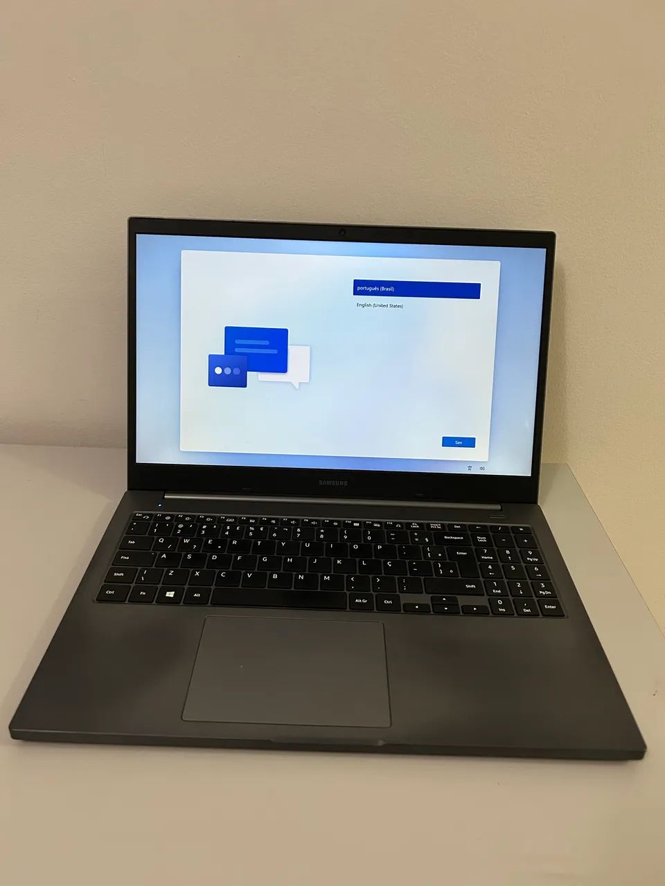 Notebook Samsung + SSD de 480 GB