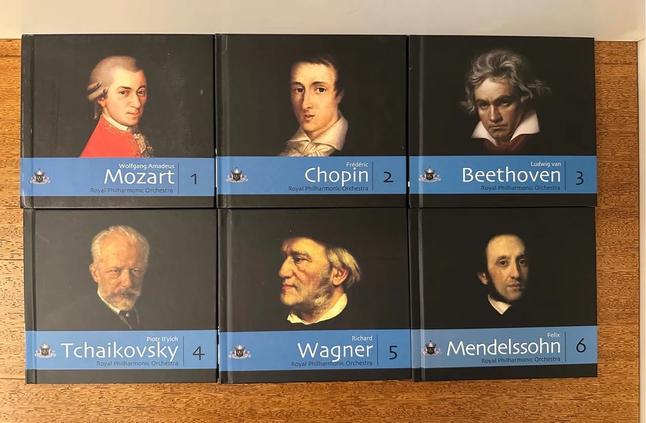 6 Cds Coleção Royal Philharmonic Orchestra (ler descrição).