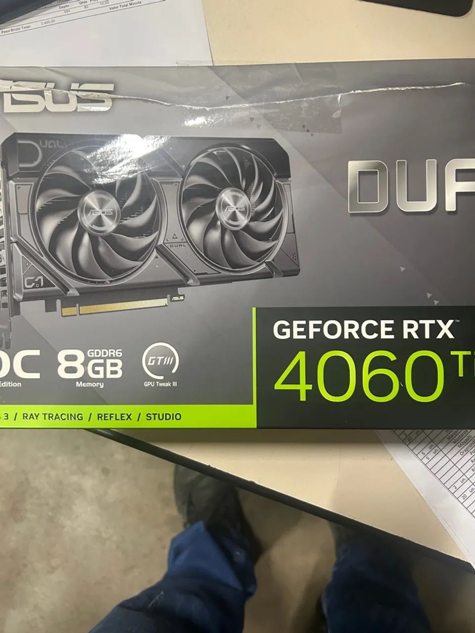 Placa de vídeo RTX 4060ti Asus 8gb
