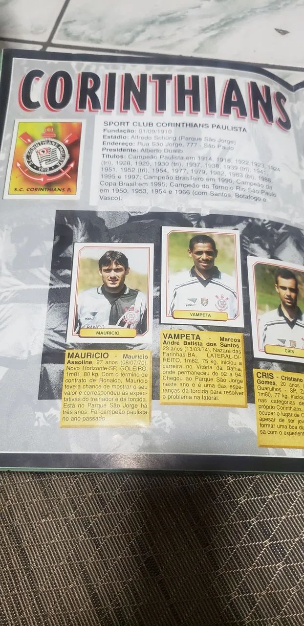 Álbum campeonato Paulista 98 - Foto 3