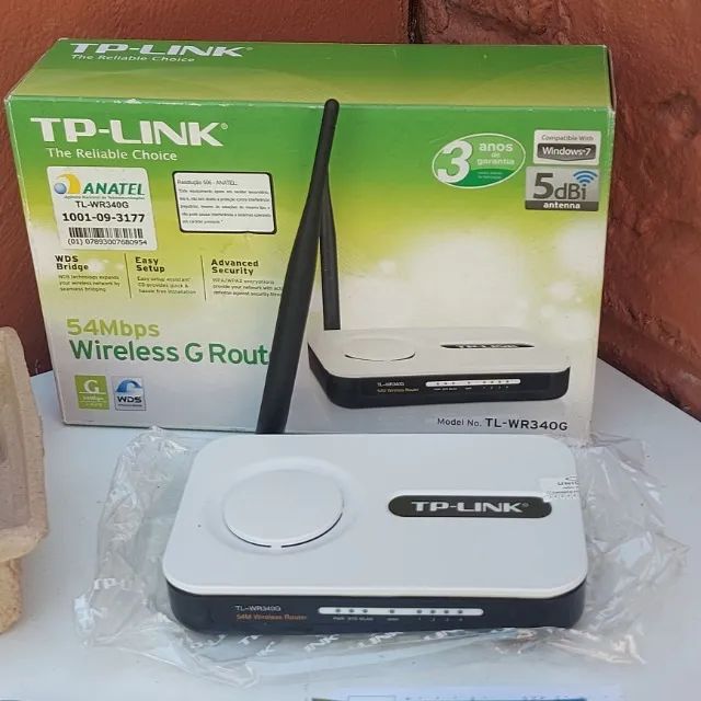 Roteador TP-LINK wireless 4 portas 54mbps TL-WR340G "Sem uso" - Foto 2