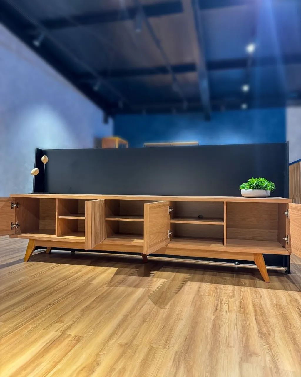 Rack para TV até 75" 2,20m Moderno - Mega Oferta! - Foto 2