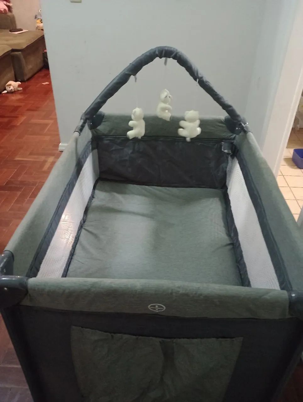 Chiqueirinho, berço portátil desmontável  - Foto 4