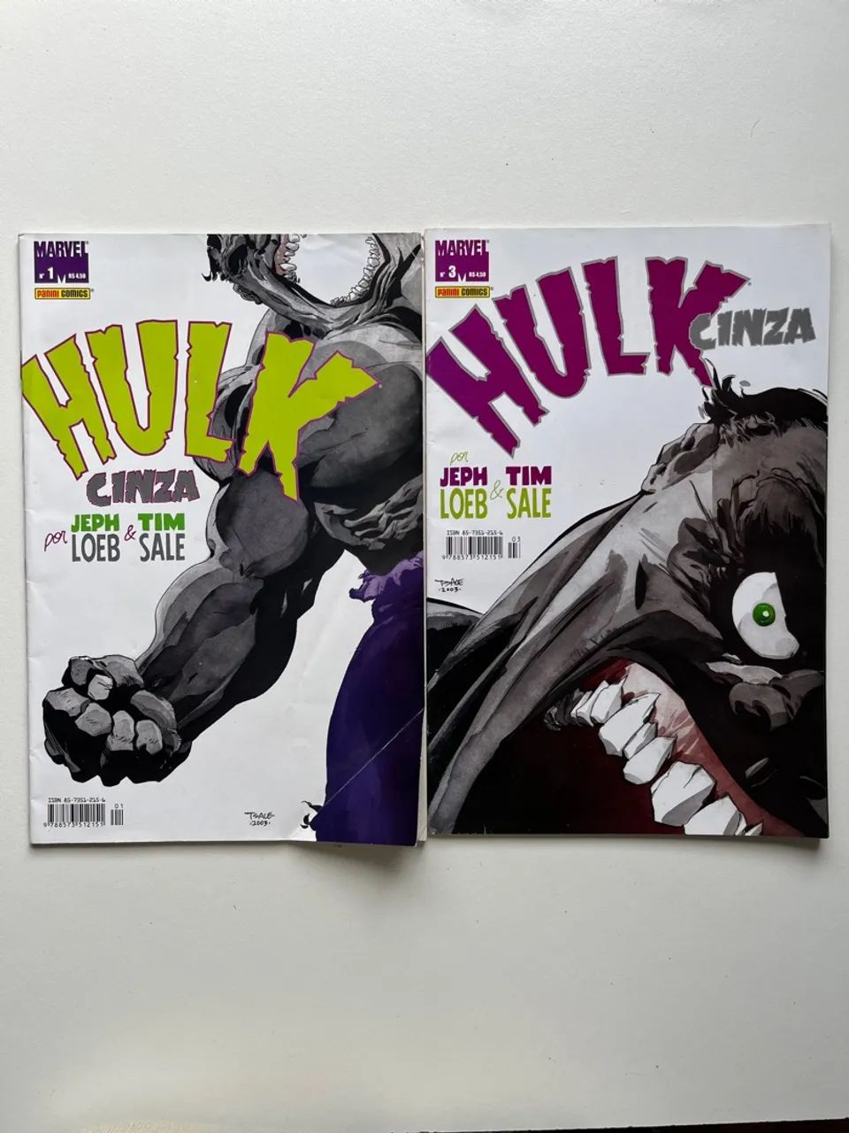 HQ Hulk Cinza #1 e #3