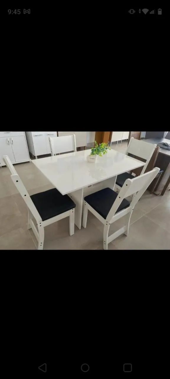 Conjunto De Mesa Karla Nova/Entrega É Montagem Disponível  - Foto 3