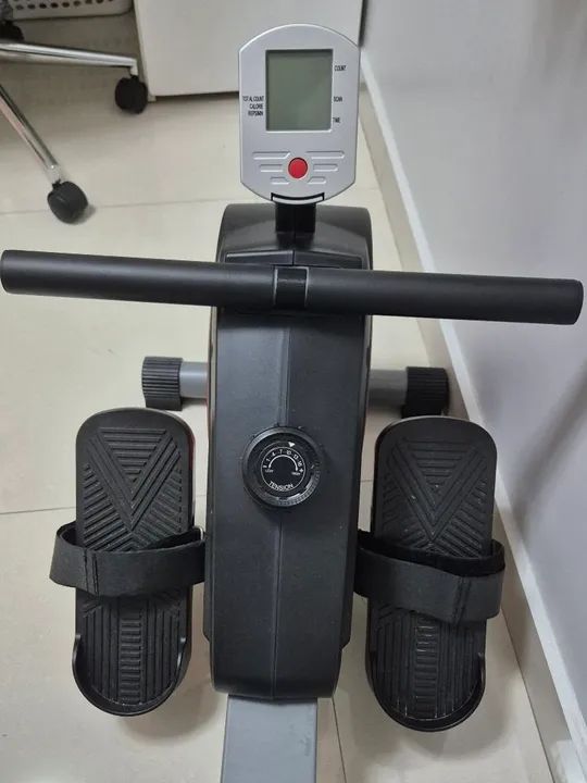 raparelho remada simulador de remo bonafit preto - Foto 4