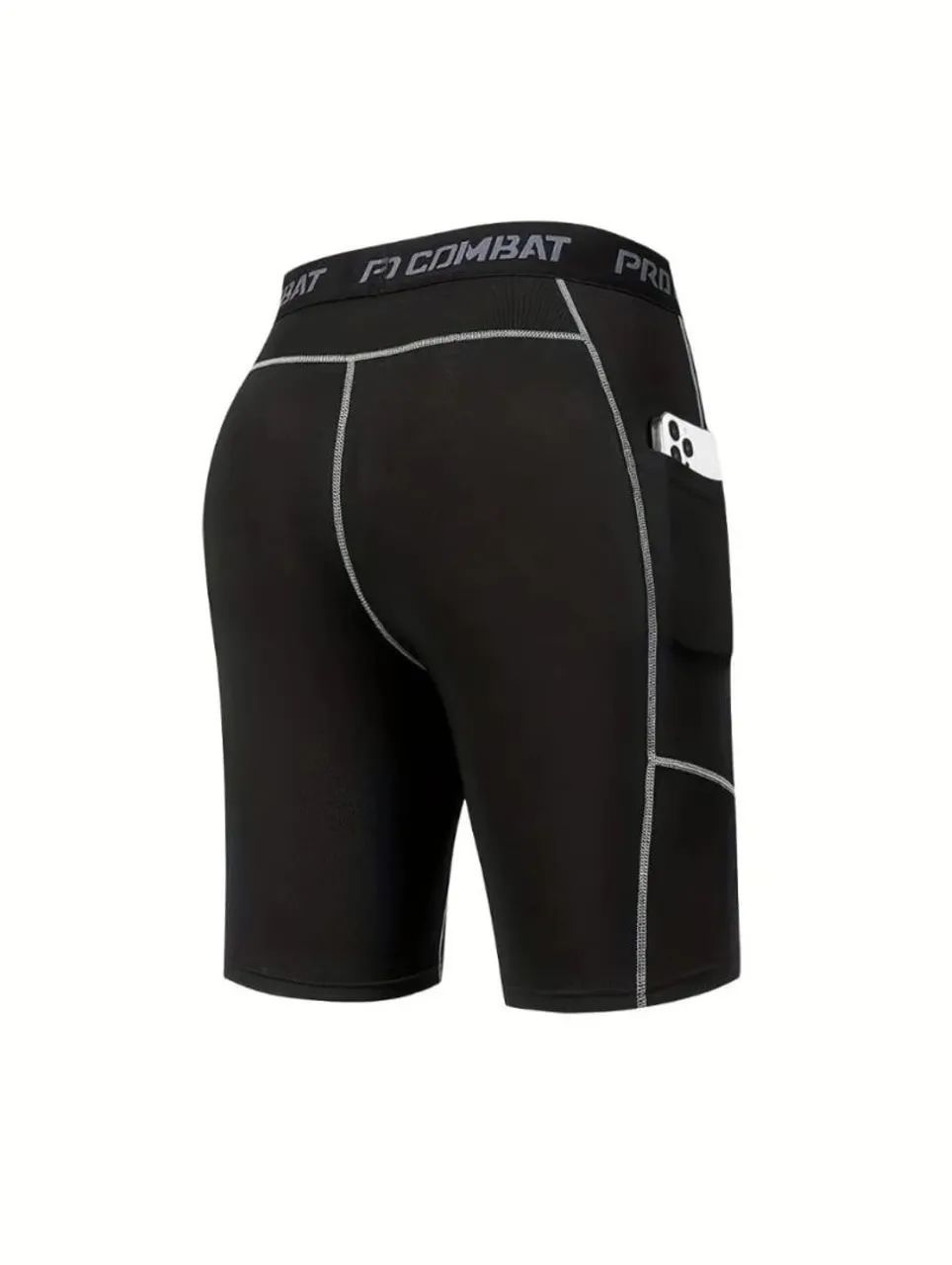 Calças de ginástica masculinas - alta elasticidade e respiráveis - Foto 5