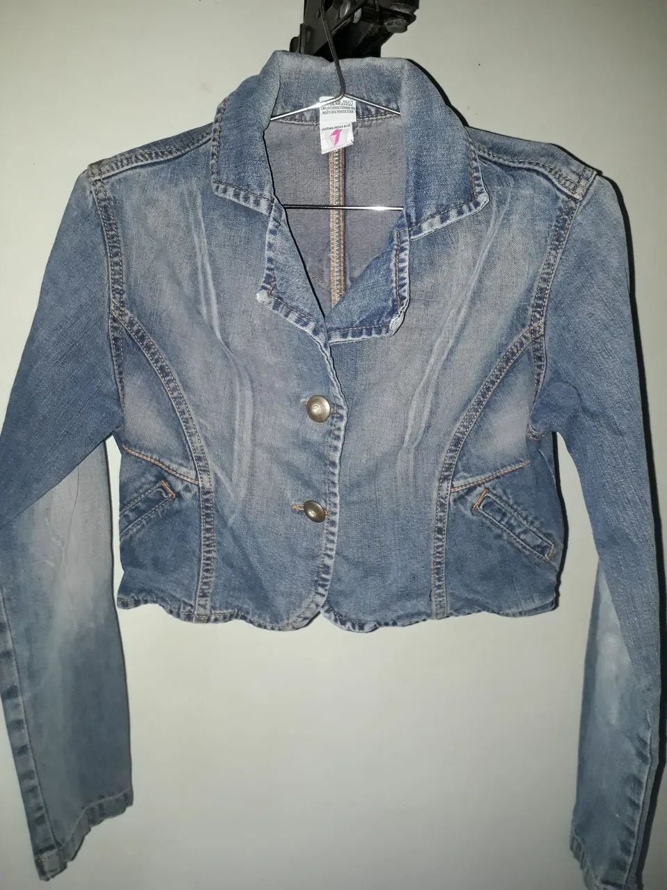 Jaqueta jeans feminina 
