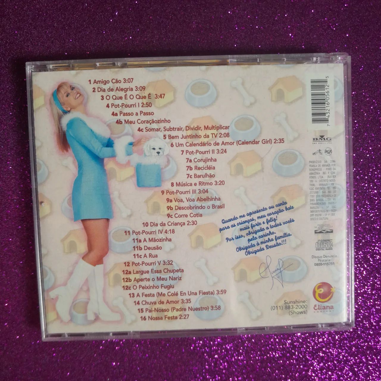 CD Eliana Amigo Cão ano 1998 - Foto 5
