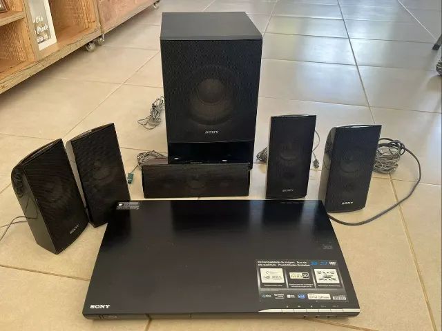 Home theater SONY com blu-ray 5.1 3D - Vendo ou troco por soundbar - Foto 6