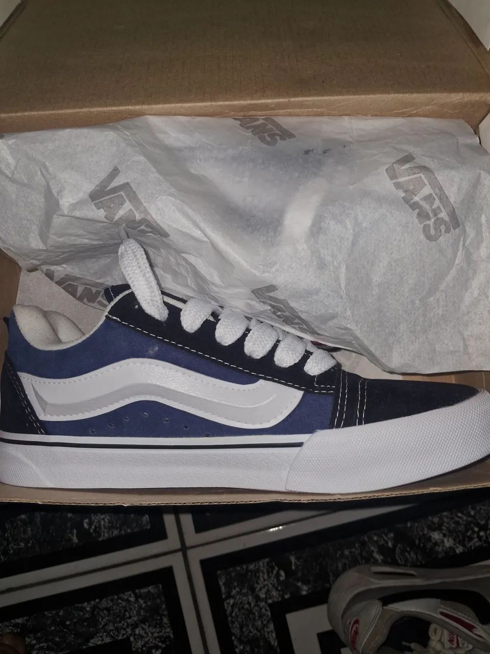 Tênis Vans knu azul - Foto 3