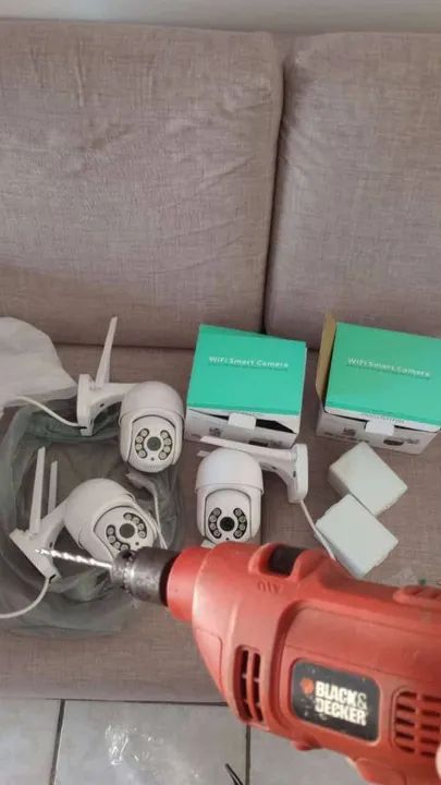 Câmera segurança cerca elétrica interfone  - Foto 3