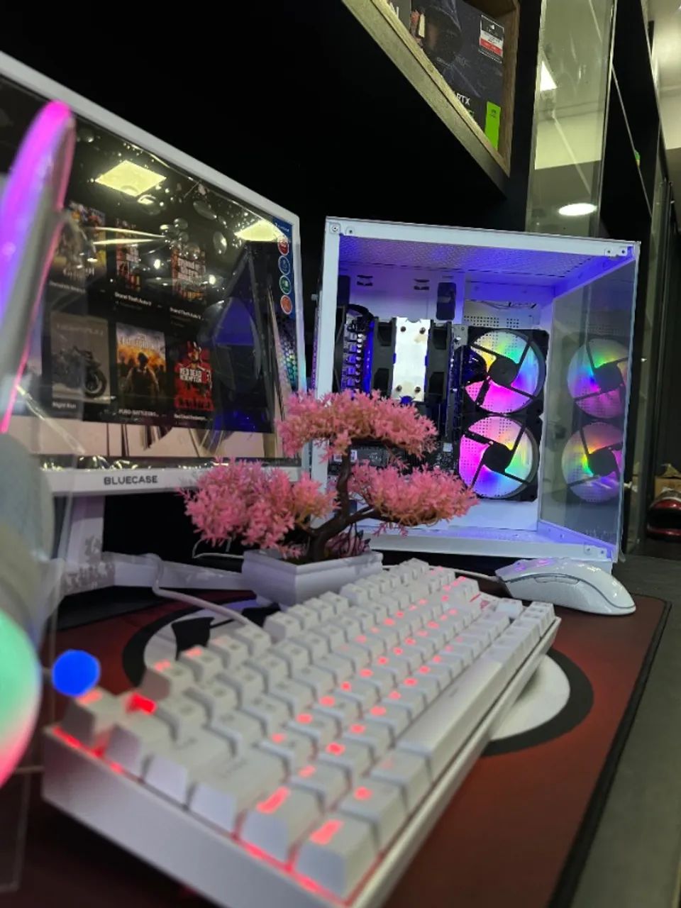 Pc Gamer Full BRanco Completo AMD Ryzen 5 16 de  RAM SSD 512 + NOTA FISCAL (Lojaswiki) - Foto 3