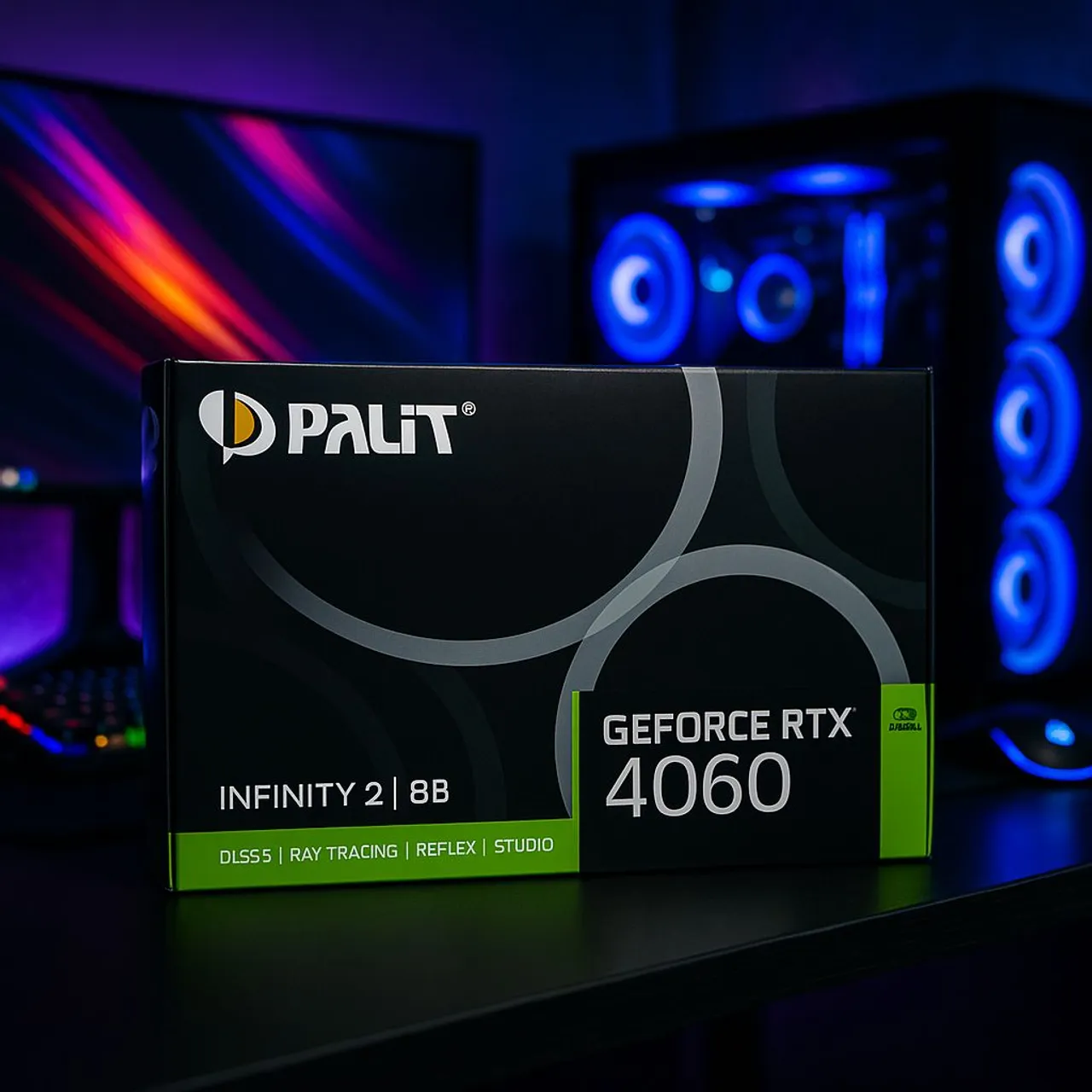 Placa de Vídeo Palit GeForce RTX 4060 8GB