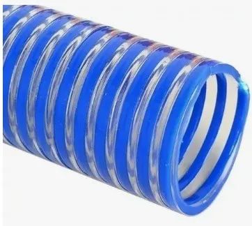 Mangote Sucção / Mangueira Espiral Azul 3" Polegadas - Ibirá