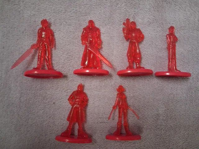 Final Fantasy 8 Crystal, Bonecos Promocionais Coca Cola, Miniatura oficial, Squaresoft