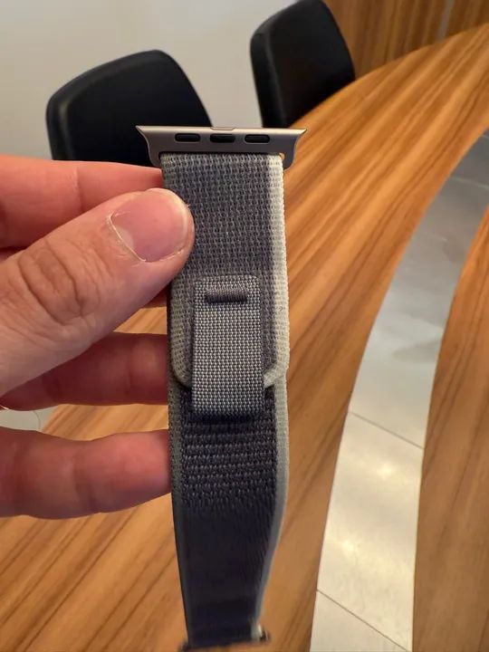 Pulseira para Apple Watch original Green/Gray - M/L - Foto 3