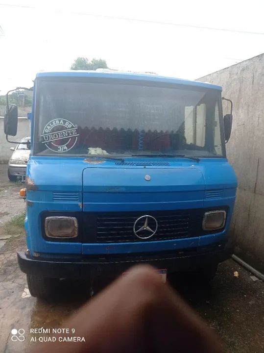 608 Azul Caminhão Mercedes-Benz 608- Azul - Carga Seca (não aceito troca ...