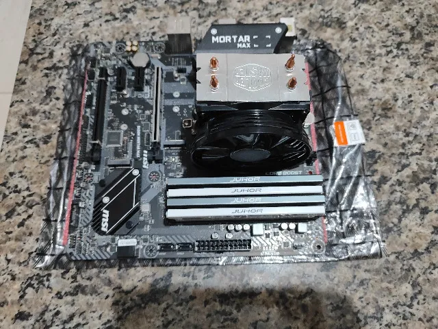 Kit Placa Mãe + Processador + Memórias DDR4