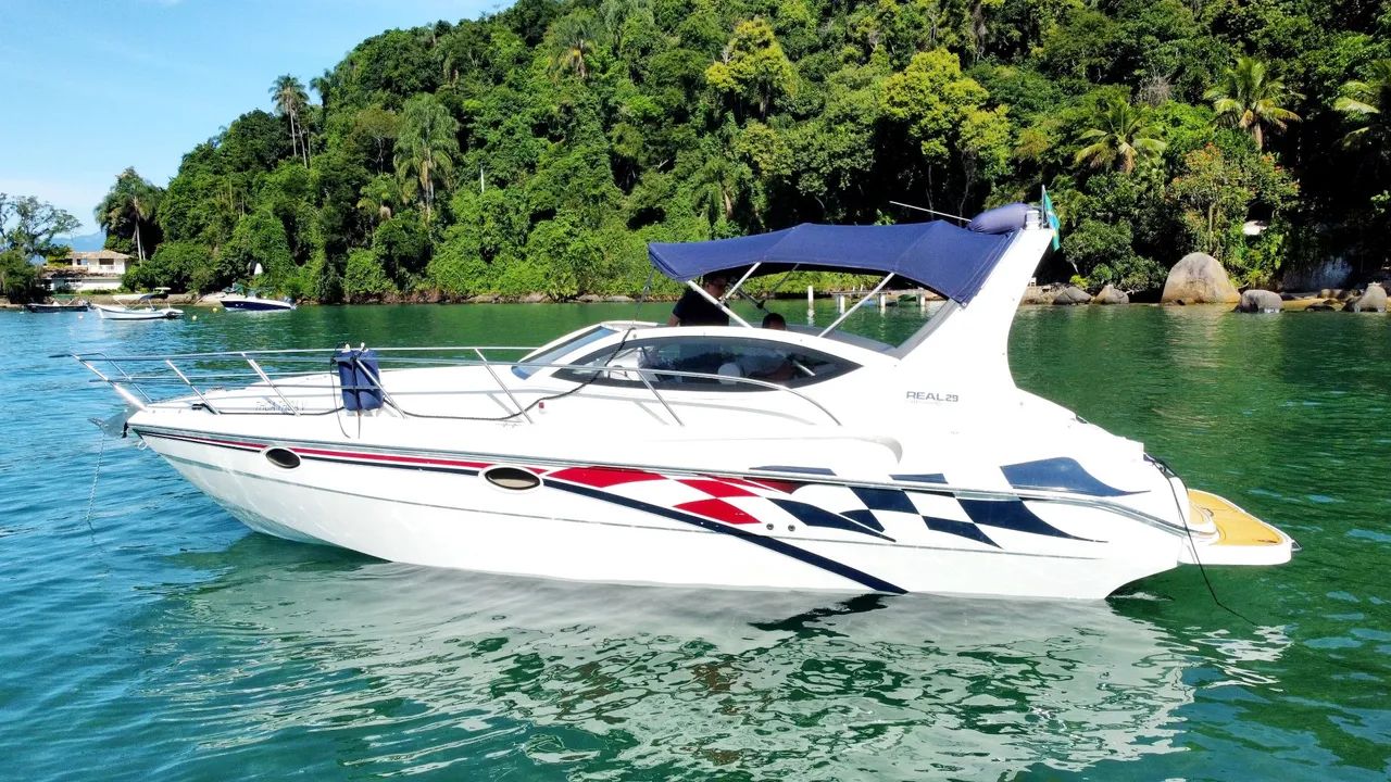 Lancha 29 pés Casco Real Modelo Class Apenas 350 horas