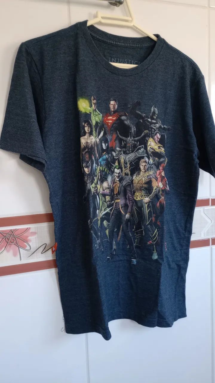 Camiseta Injustice - DC Comics em ótimo estado - Foto 2