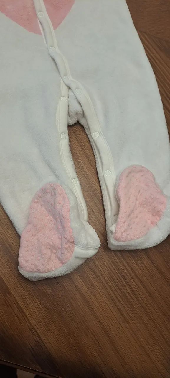 TORRO Macacão Peluciado Unicornio Bebê - 12/18 Meses - Foto 4