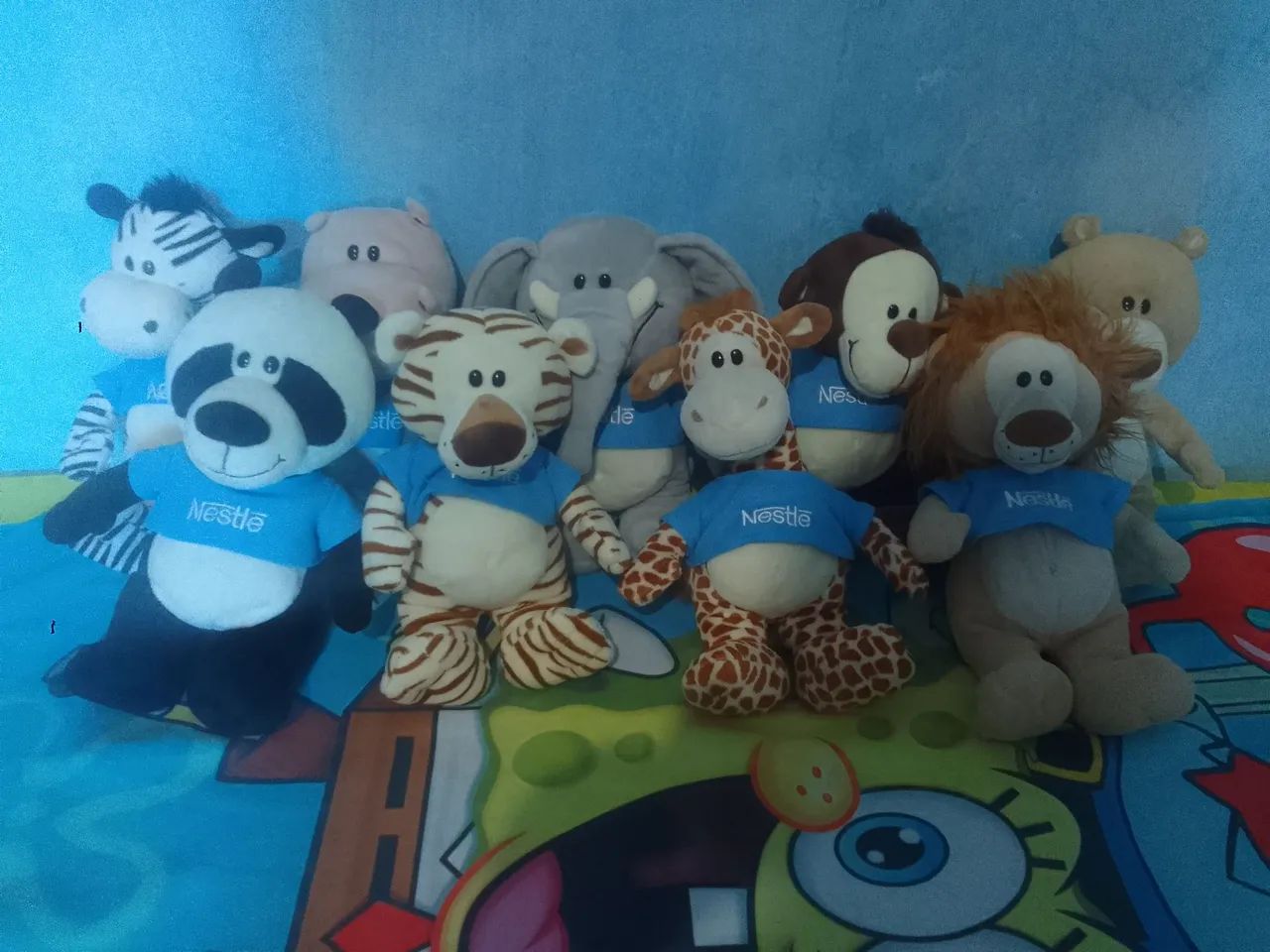 Kit de Pelúcias Nestlé - 9 Peças
