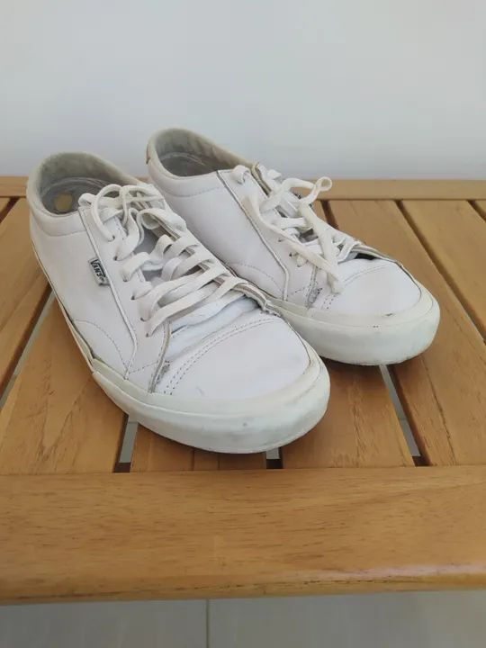 Tênis Vans Branco TAM 42 - Foto 4