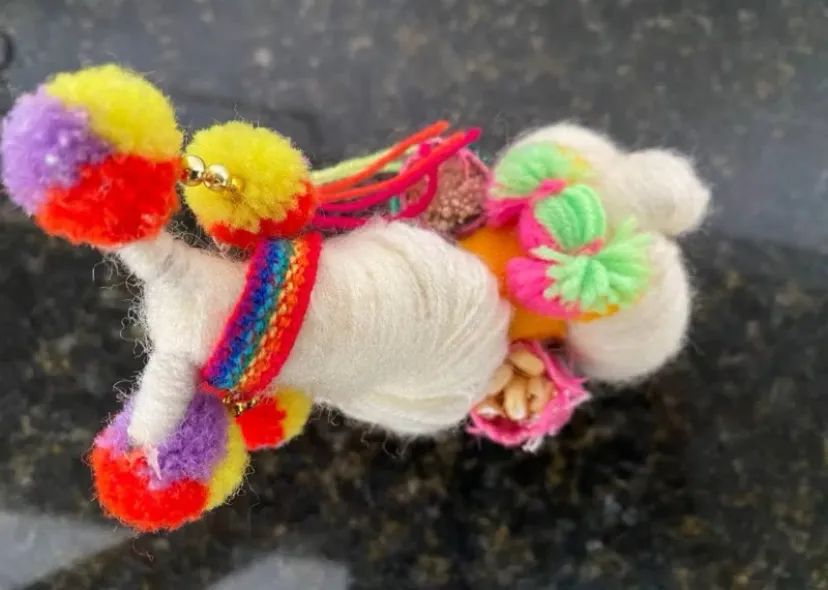 Lhama peruana colorida importado. - Foto 4